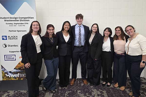 Image for Northeastern Engineering Students Win National Title at WEFTEC 2026 Student Design Competition